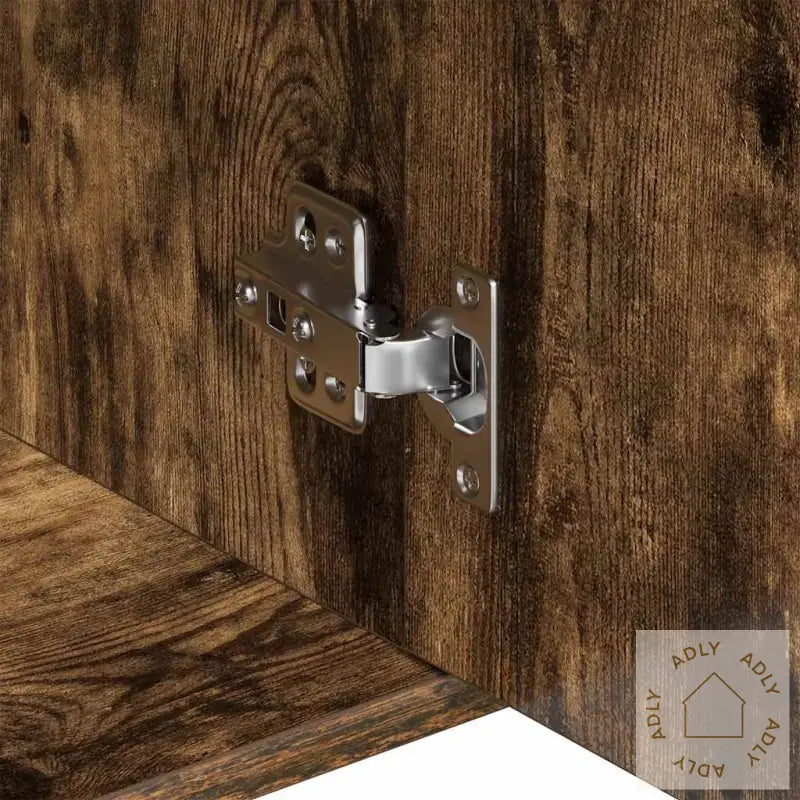 Skjenk Røkt Eik 88X30X70 Cm Konstruert Tre