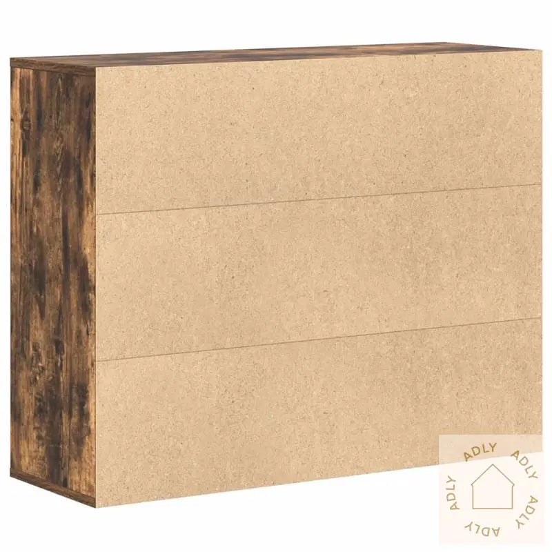 Skjenk Røkt Eik 88X30X70 Cm Konstruert Tre