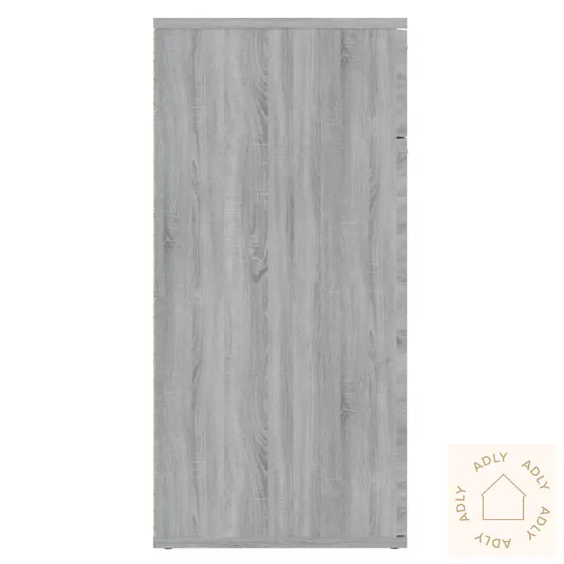 Skjenk Grå Sonoma 80X36X75 Cm Konstruert Tre