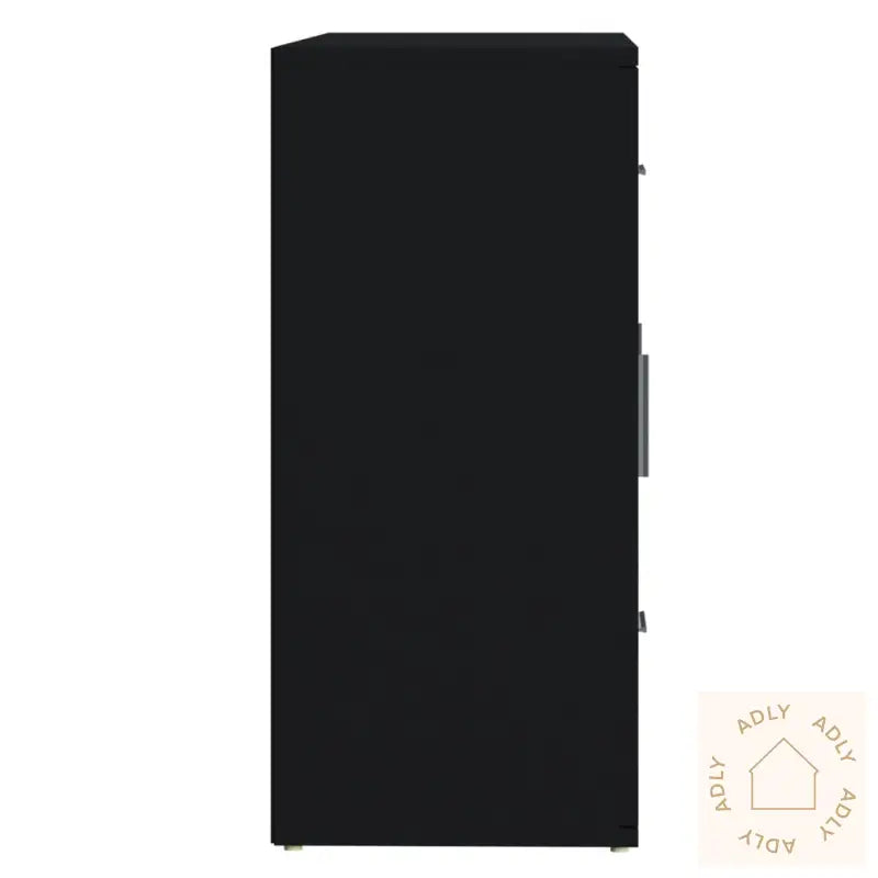 Skjenk Svart 91X29,5X65 Cm Konstruert Tre