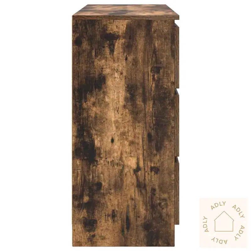 Skjenk Røkt Eik 100X35X76 Cm Konstruert Tre
