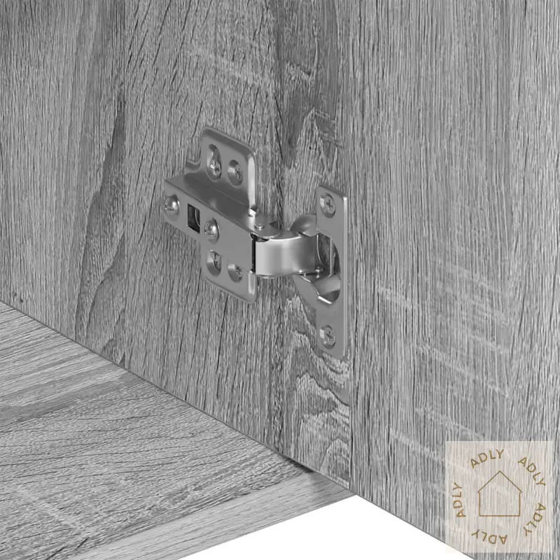 Skjenk Grå Sonoma 88X30X70 Cm Konstruert Tre