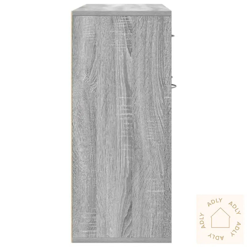 Skjenk Grå Sonoma 88X30X70 Cm Konstruert Tre