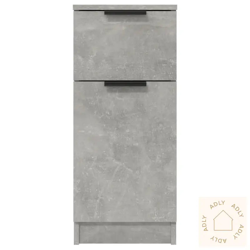 Skjenk Betonggrå 30X30X70 Cm Konstruert Tre