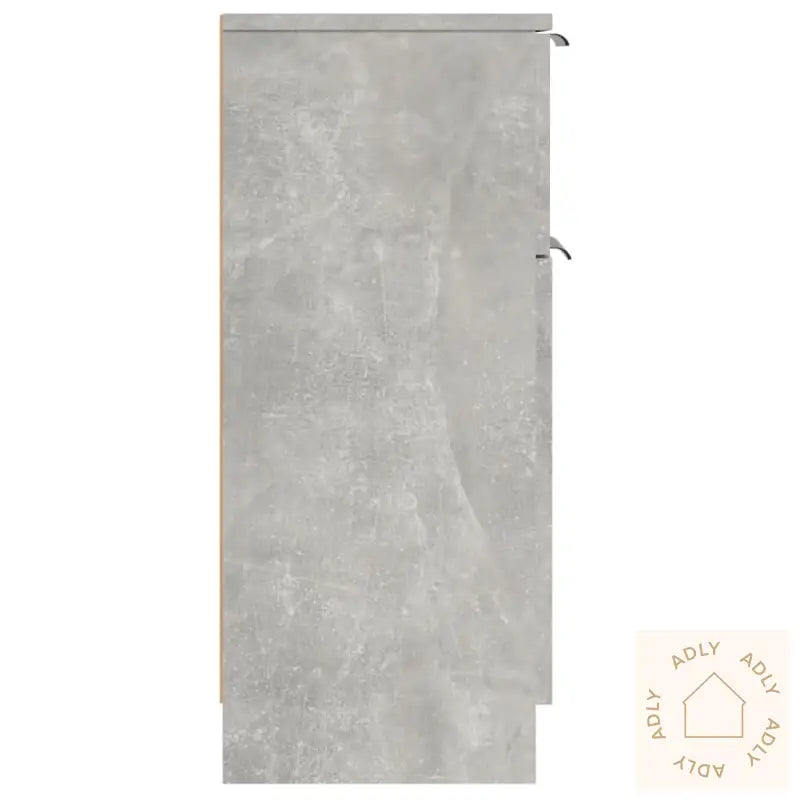 Skjenk Betonggrå 30X30X70 Cm Konstruert Tre