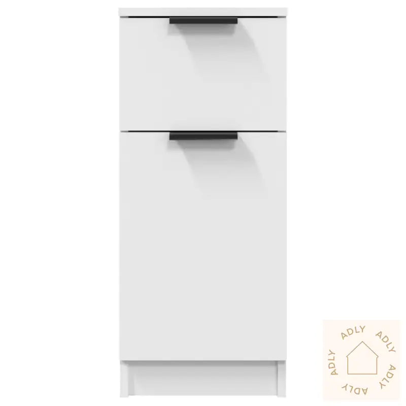 Skjenk Hvit 30X30X70 Cm Konstruert Tre