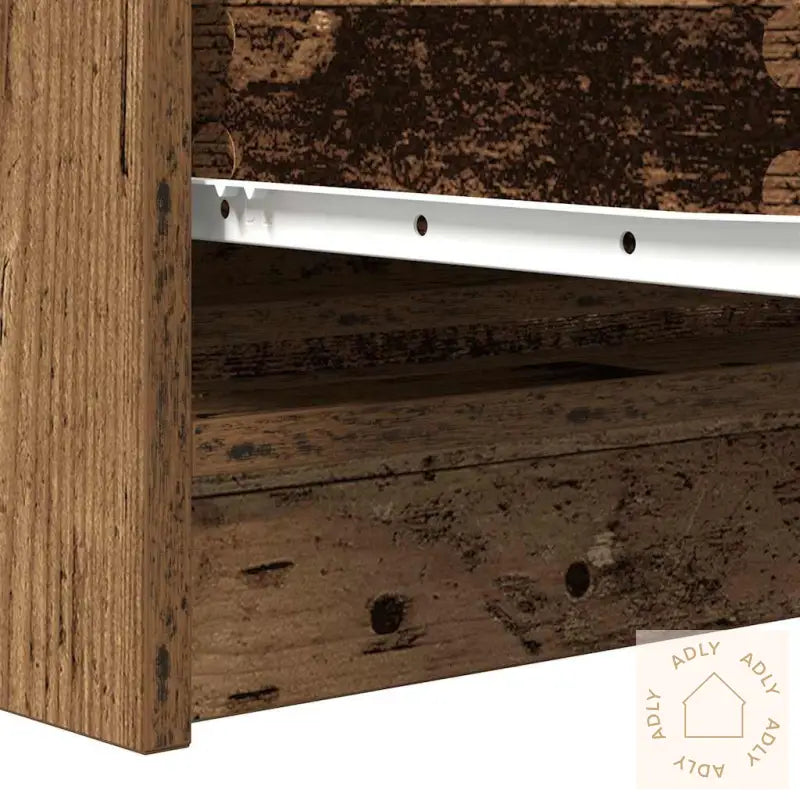 Skjenk Gammelt Tre 100X35X76 Cm Konstruert Tre