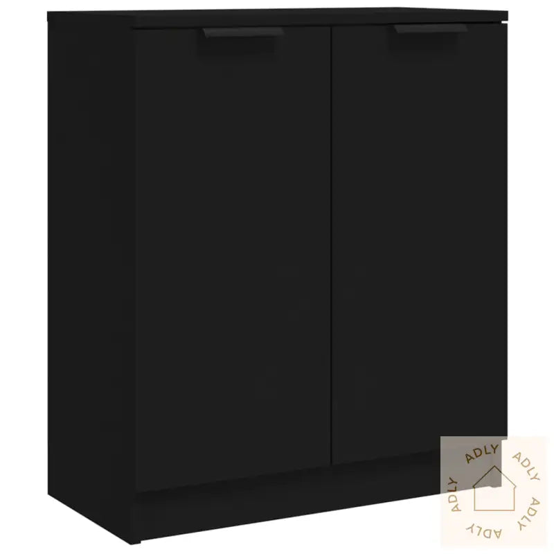 Skjenk Svart 60X30X70 Cm Konstruert Tre