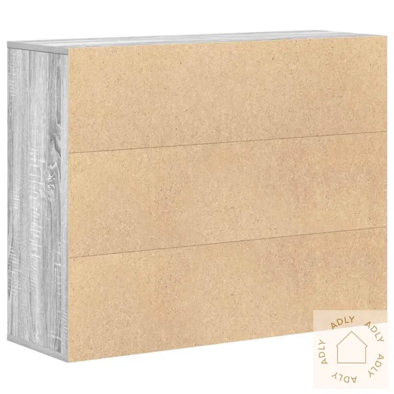 Skjenk Grå Sonoma 88X30X70 Cm Konstruert Tre