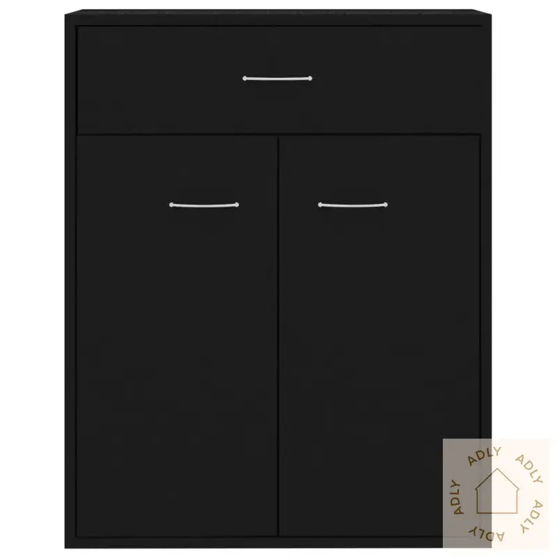 Skjenk Svart 60X30X75 Cm Konstruert Tre