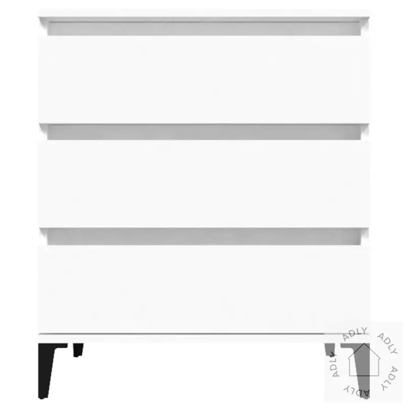 Skjenk Hvit 60X35X70 Cm Konstruert Tre