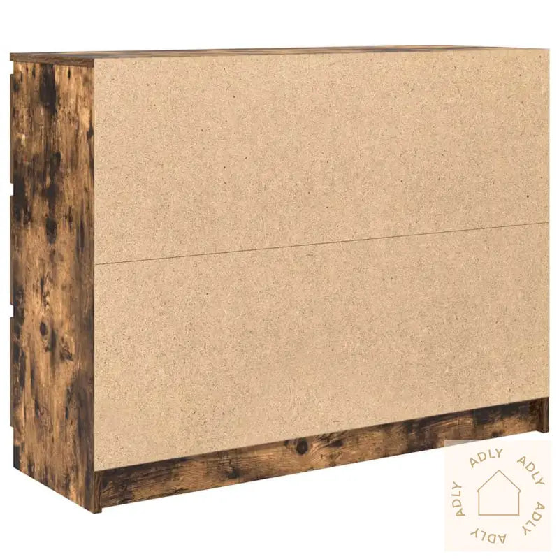 Skjenk Røkt Eik 100X35X76 Cm Konstruert Tre