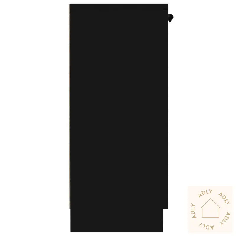 Skjenk Svart 60X30X70 Cm Konstruert Tre