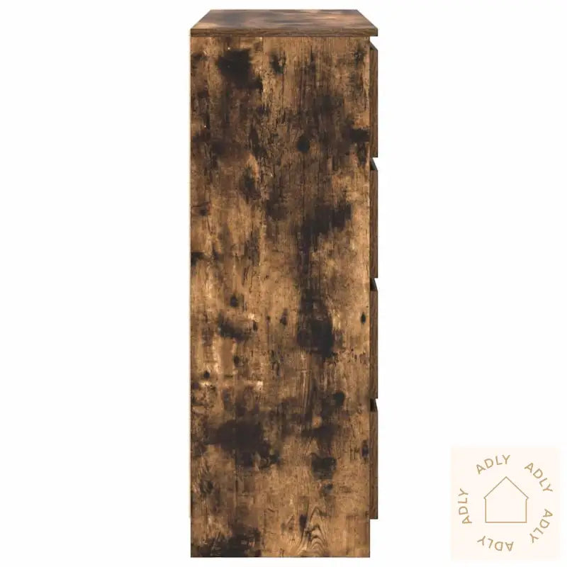 Skjenk Røkt Eik 100X35X99 Cm Konstruert Tre