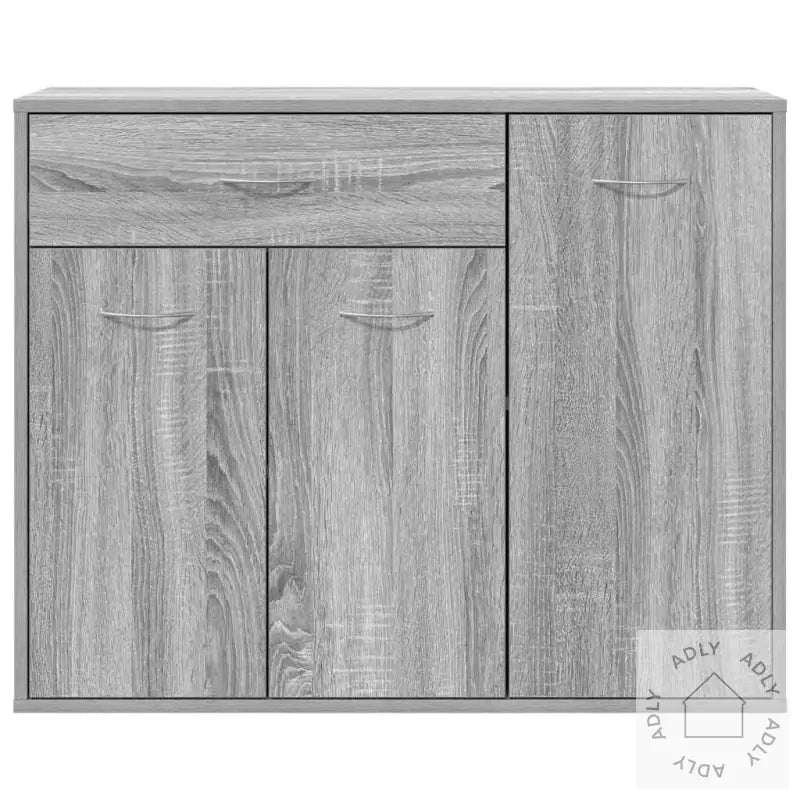 Skjenk Grå Sonoma 88X30X70 Cm Konstruert Tre