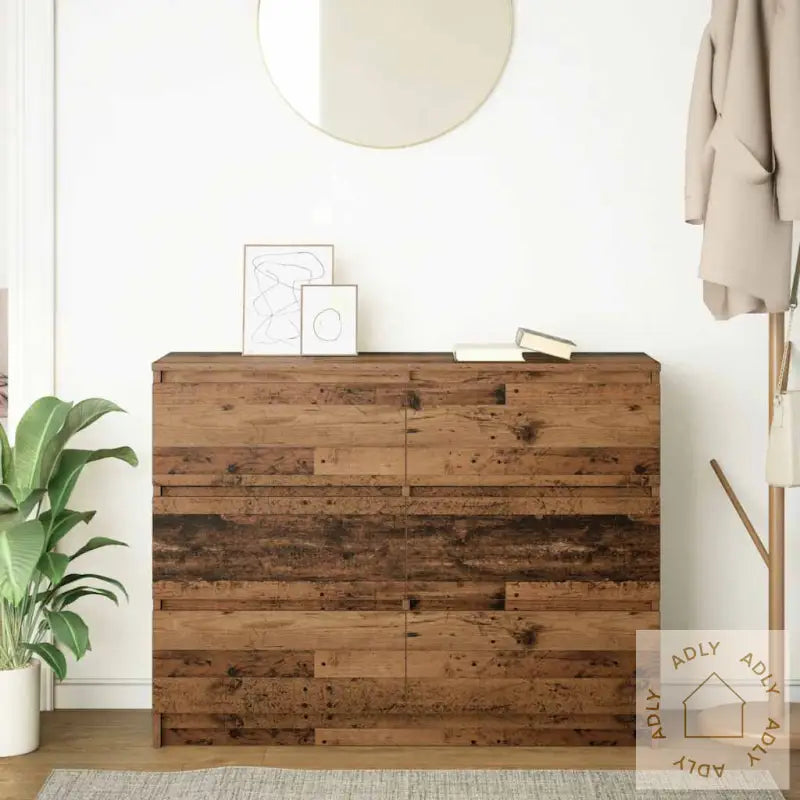 Skjenk Gammelt Tre 100X35X76 Cm Konstruert Tre