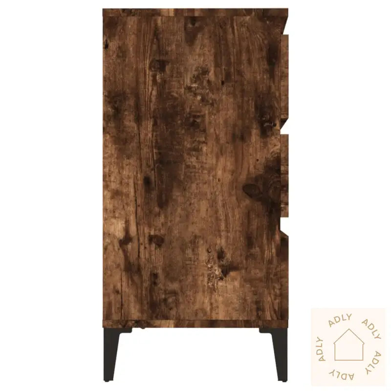 Skjenk Røkt Eik 60X35X70 Cm Konstruert Tre