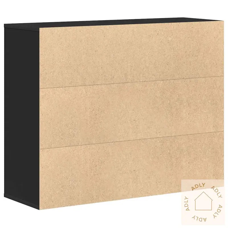Skjenk Svart 88X30X70 Cm Konstruert Tre
