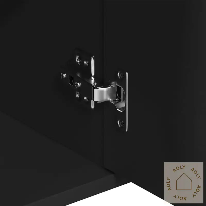 Skjenk Svart 88X30X70 Cm Konstruert Tre