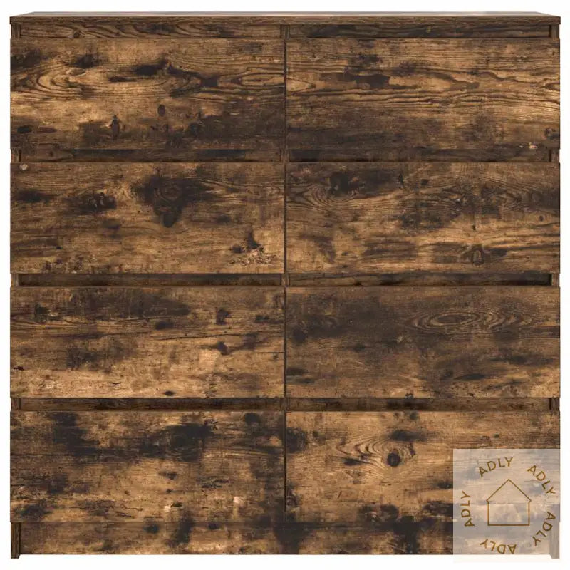 Skjenk Røkt Eik 100X35X99 Cm Konstruert Tre