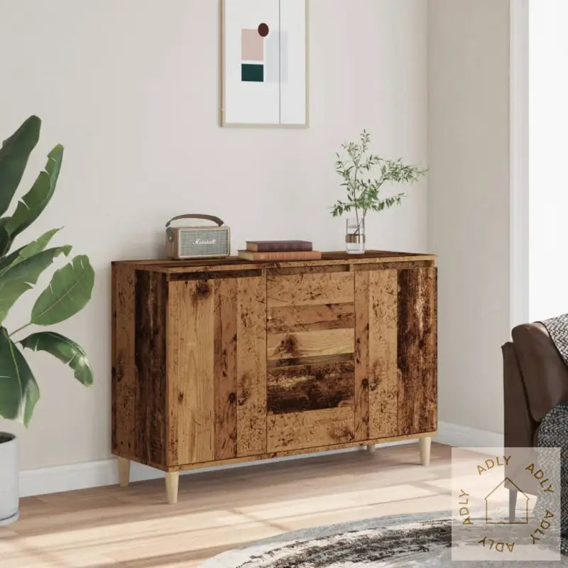 Skjenk Gammelt Tre 102X35X70 Cm Konstruert Tre