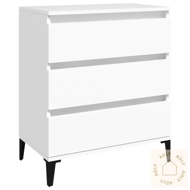 Skjenk Hvit 60X35X70 Cm Konstruert Tre