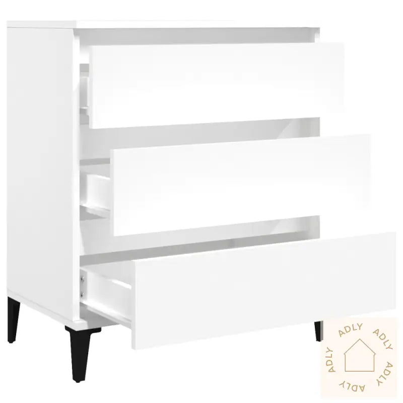 Skjenk Hvit 60X35X70 Cm Konstruert Tre