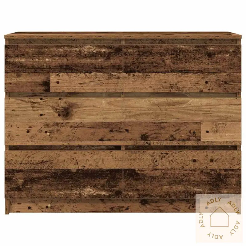 Skjenk Gammelt Tre 100X35X76 Cm Konstruert Tre