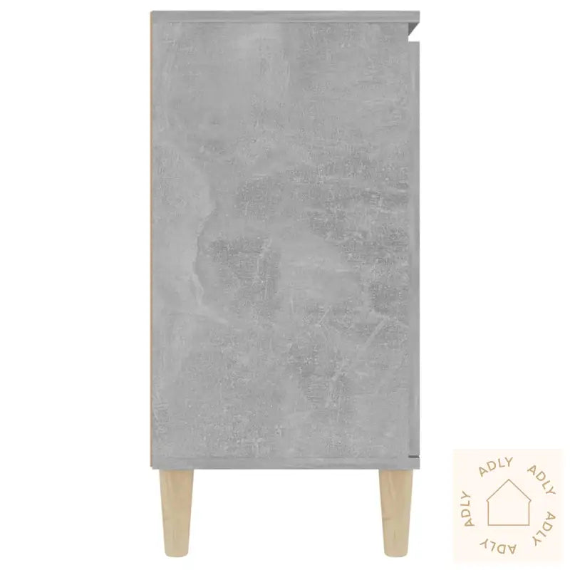 Skjenk Betonggrå 101X35X70 Cm Konstruert Tre