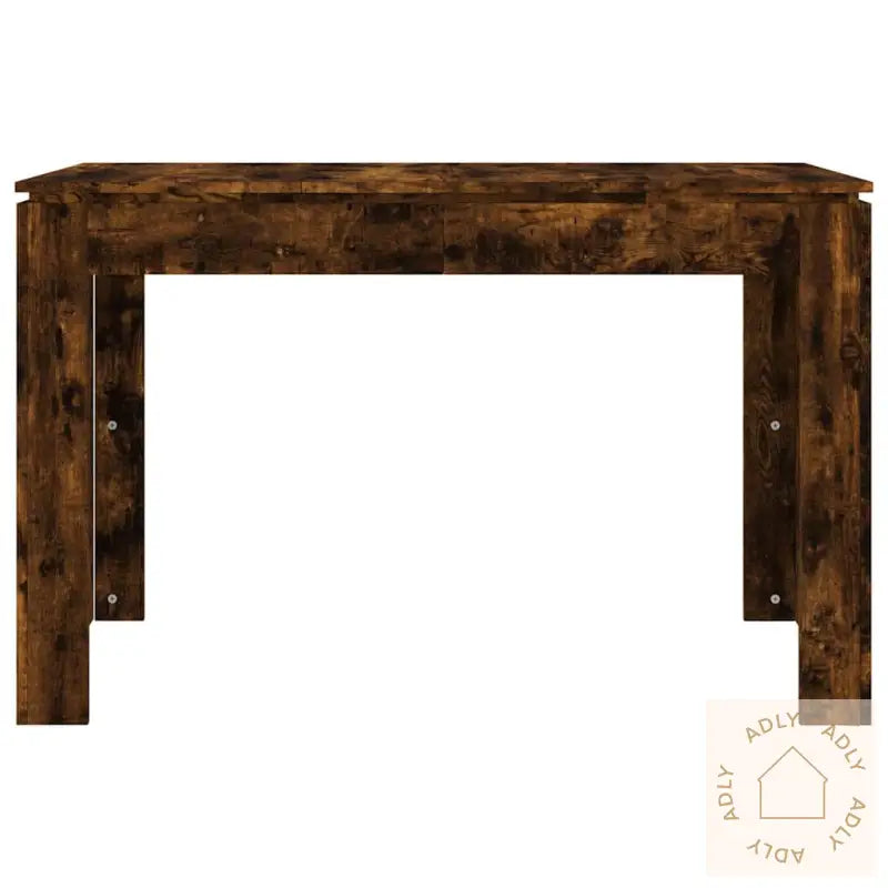 Spisebord Røkt Eik 120X60X76 Cm Konstruert Tre