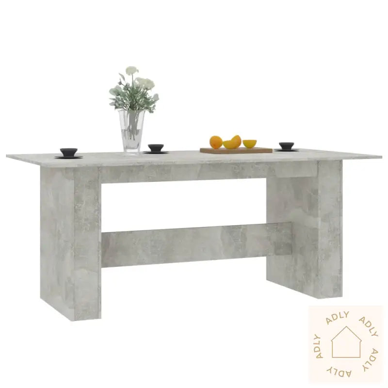 Spisebord Betonggrå 180X90X76 Cm Konstruert Tre