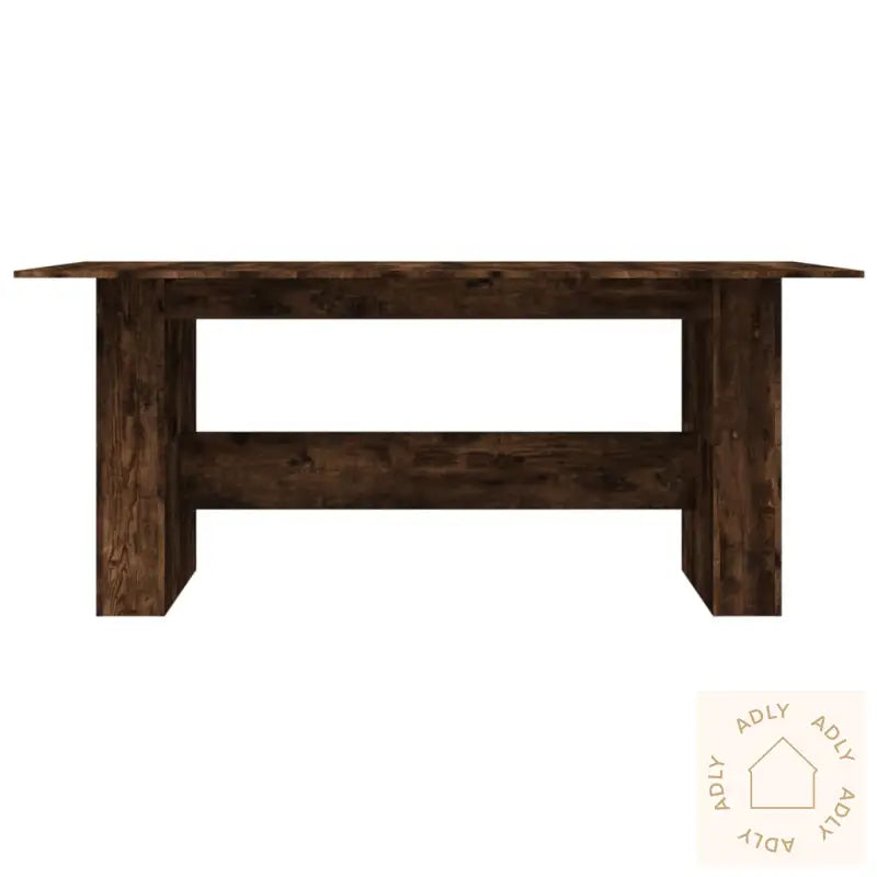 Spisebord Røkt Eik 180X90X76 Cm Konstruert Tre