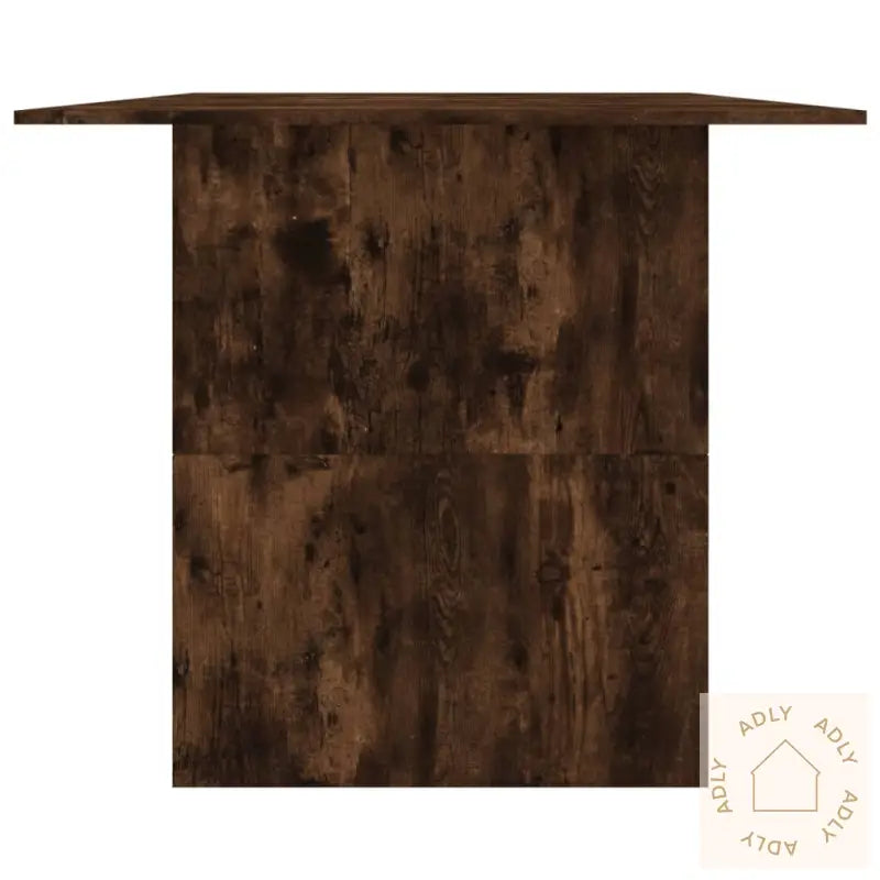Spisebord Røkt Eik 180X90X76 Cm Konstruert Tre