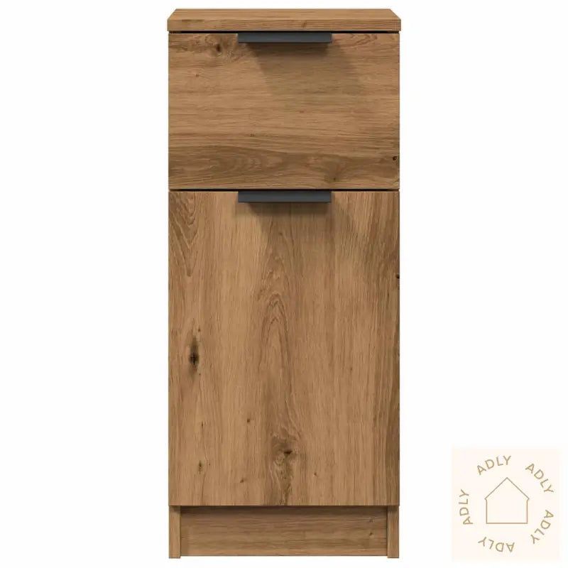 Skjenker 2 Stk Artisan Eik 30X30X70 Cm Konstruert Tre
