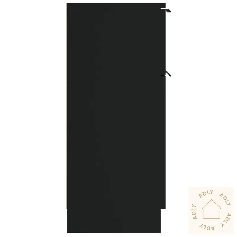 Skjenker 2 Stk Svart 30X30X70 Cm Konstruert Tre