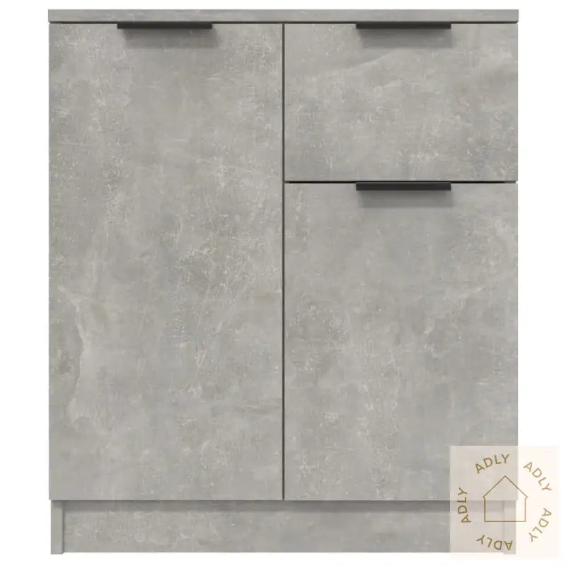 Skjenker 2 Stk Betonggrå 60X30X70 Cm Konstruert Tre