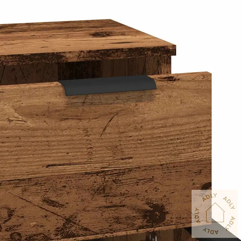 Skjenker 2 Stk Gammelt Tre 30X30X70 Cm Konstruert Tre