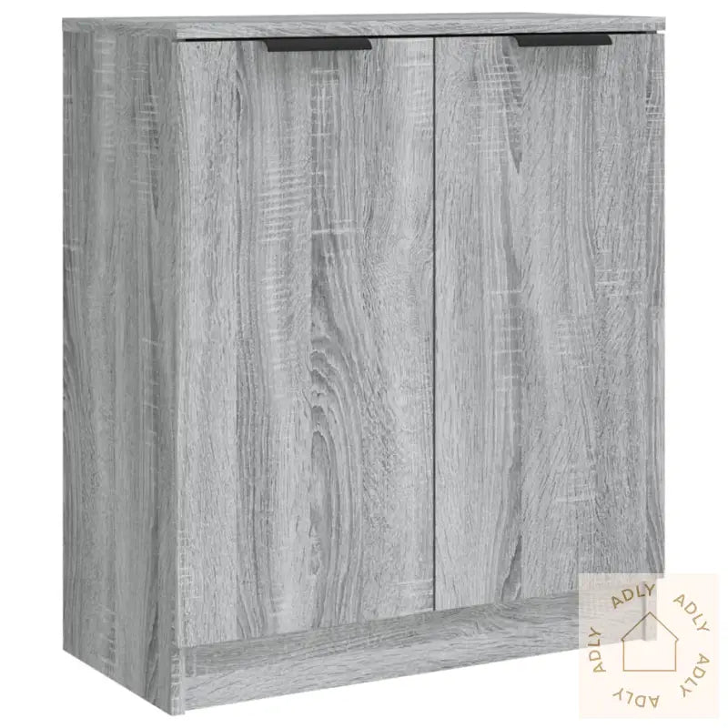 Skjenker 2 Stk Grå Sonoma 60X30X70 Cm Konstruert Tre
