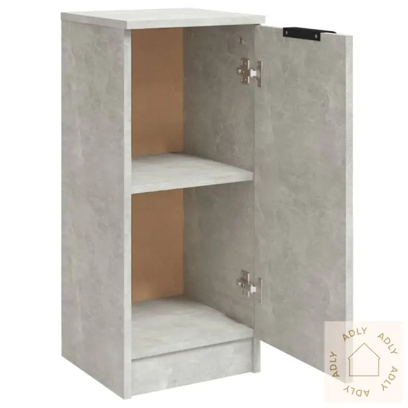 Skjenker 2 Stk Betonggrå 30X30X70 Cm Konstruert Tre