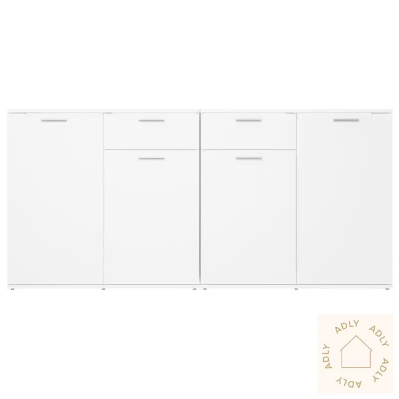 Skjenk Hvit 160X36X75 Cm Konstruert Tre