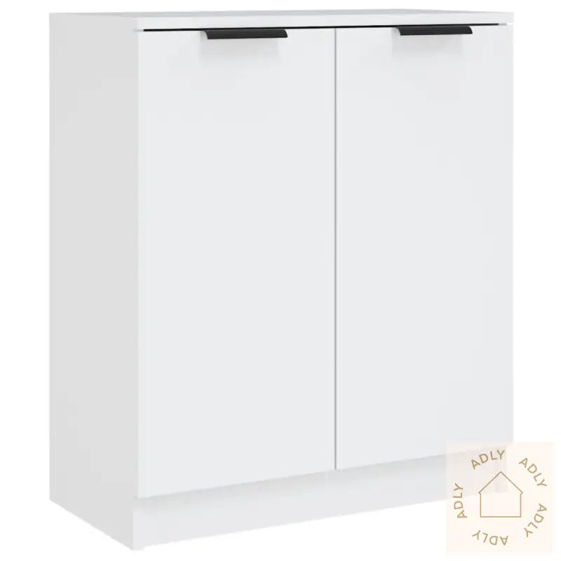 Skjenker 2 Stk Hvit 60X30X70 Cm Konstruert Tre