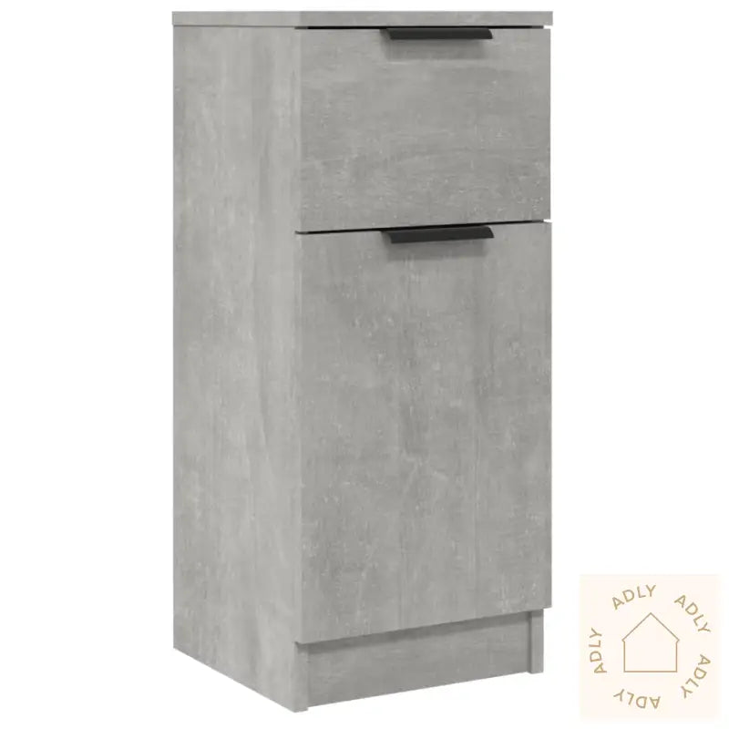 Skjenker 2 Stk Betonggrå 30X30X70 Cm Konstruert Tre