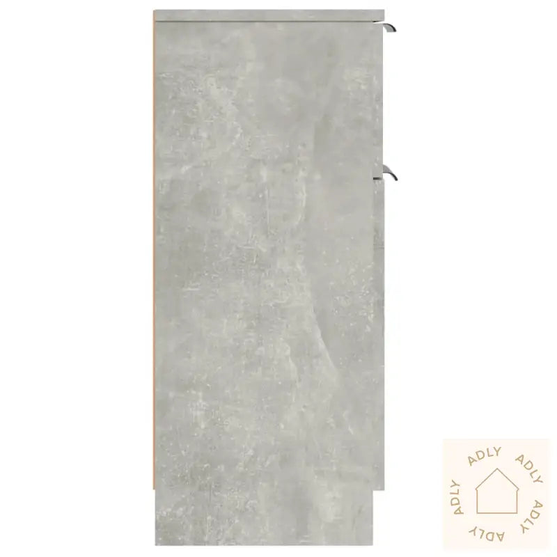 Skjenker 2 Stk Betonggrå 30X30X70 Cm Konstruert Tre