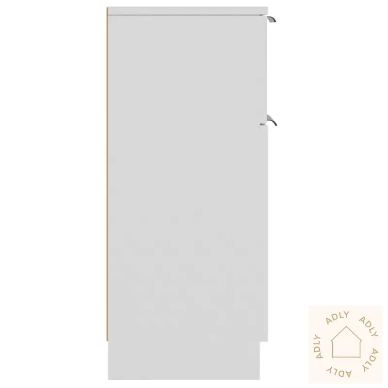 Skjenker 2 Stk Hvit 30X30X70 Cm Konstruert Tre