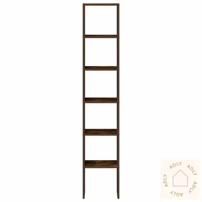 Bokhyller 2 Stk Stablebar Røkt Eik 30X30X80 Cm Konstruert Tre