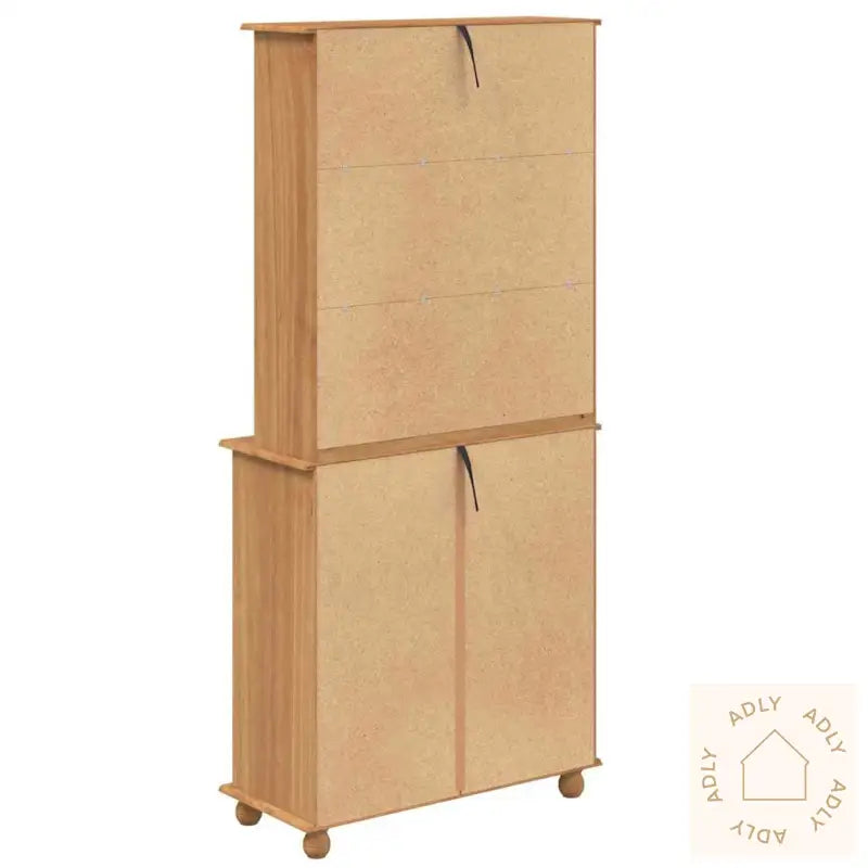 Hutch 'Askim'honningbrun 91X40X199.5 Cm Solid Furu
