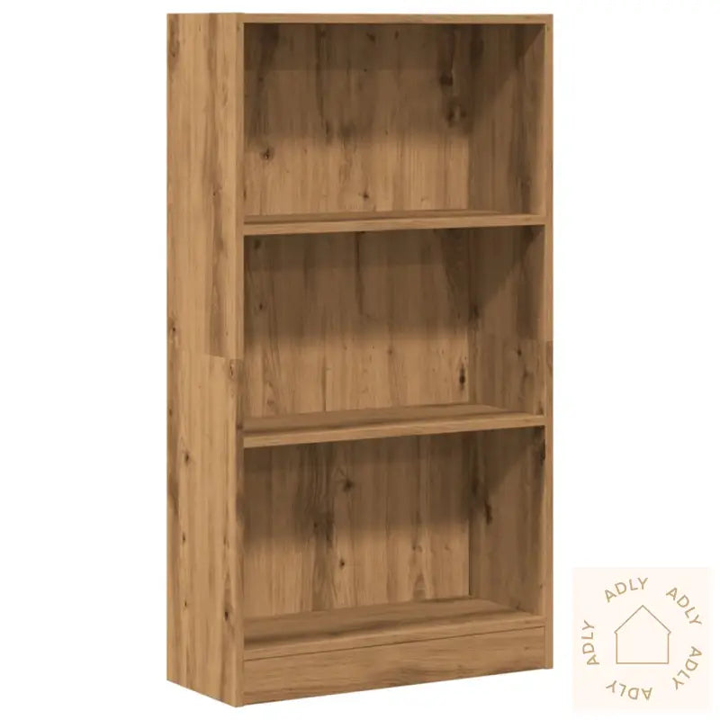 Bokhylle Artisan Eik 60X24X109 Cm Konstruert Tre