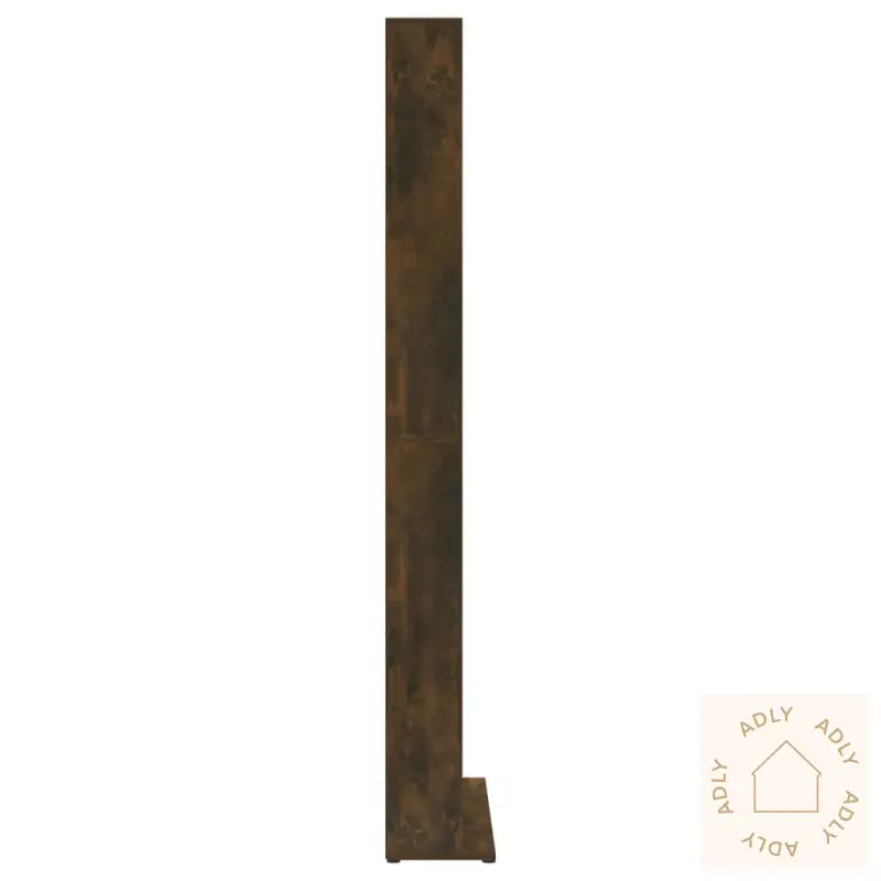 Cd-Skap Røkt Eik 102X23X177,5 Cm Konstruert Tre