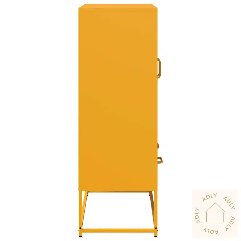 Highboard Sennepsgul 68X39X111,5 Cm Stål