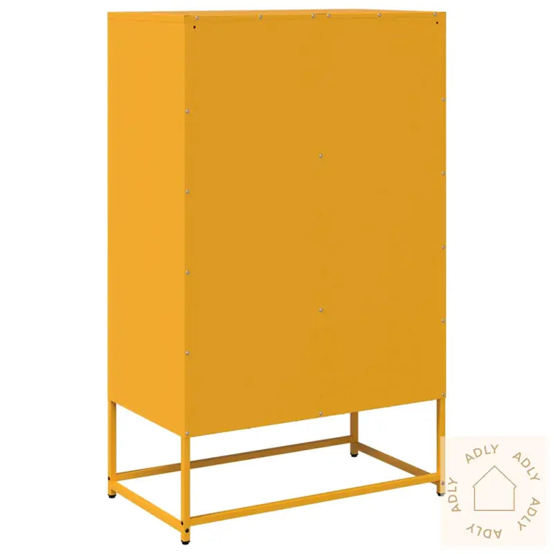 Highboard Sennepsgul 68X39X111,5 Cm Stål